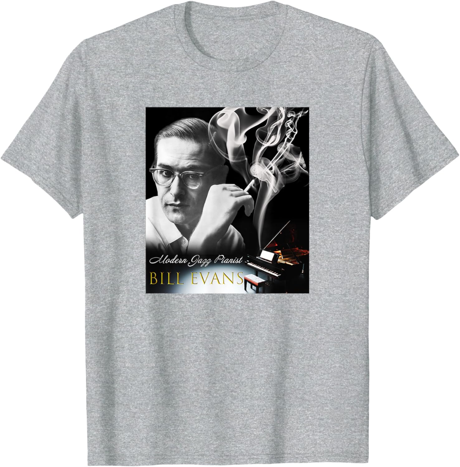 Bill Evans 001 T-Shirt for Music Lovers - Stylish and Comfortable Apparel - 24