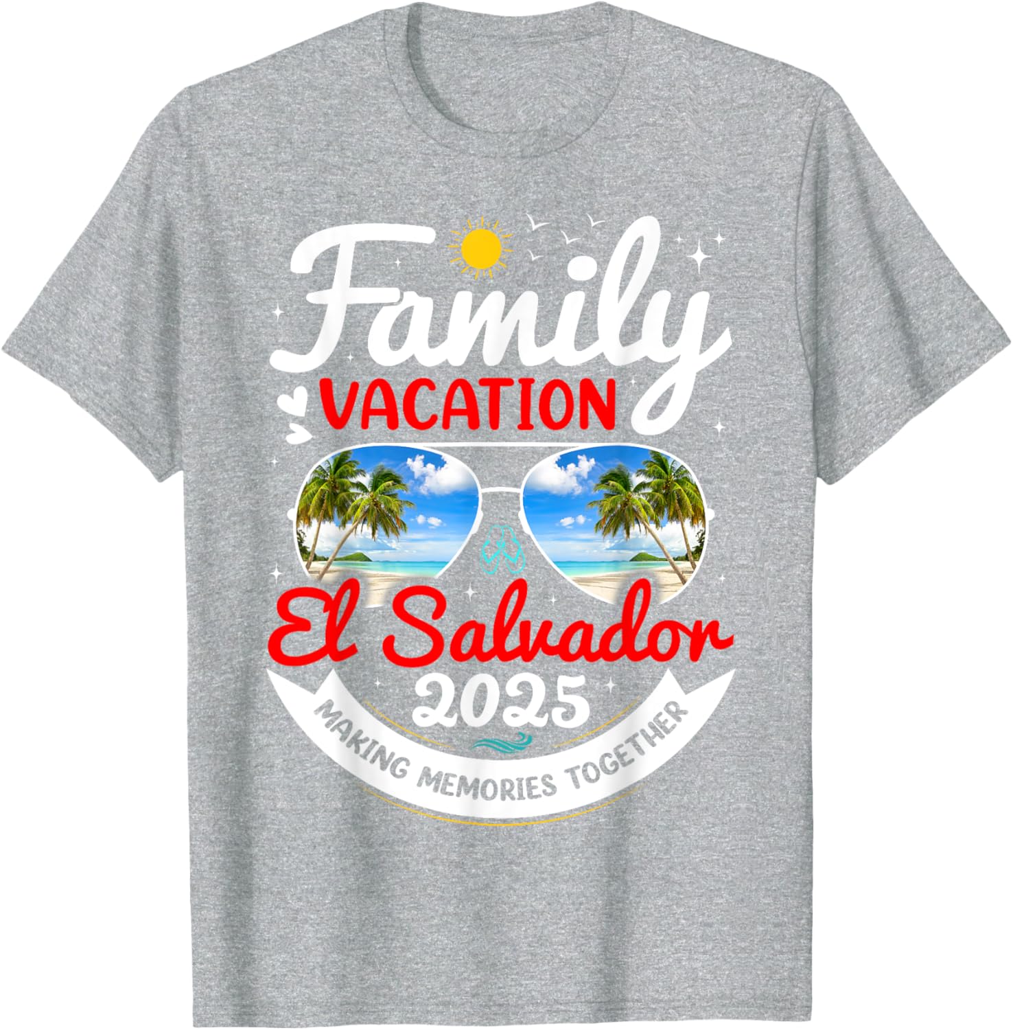El Salvador Family Vacation 2025 Beach Group T-Shirt for Fun Adventures - 7