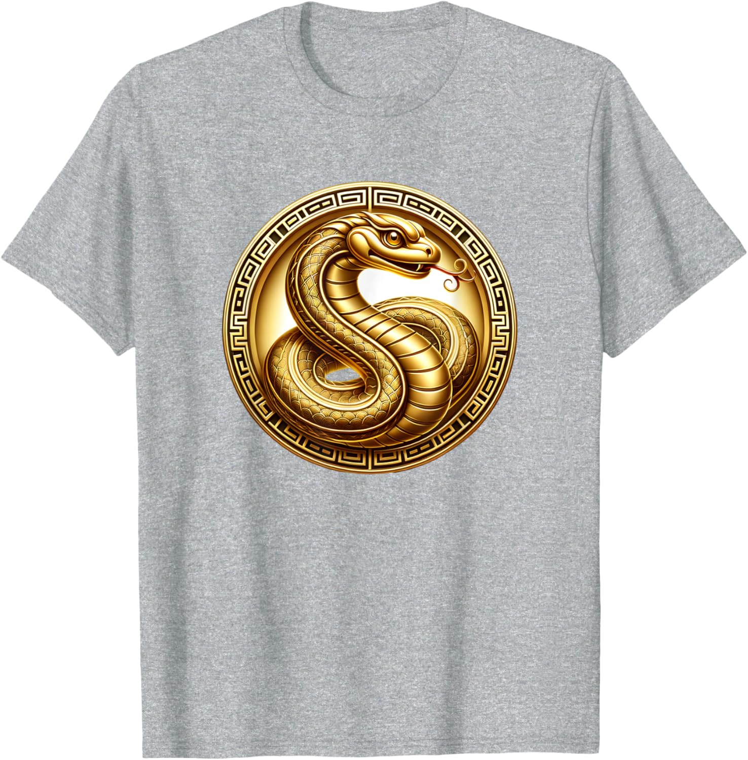 Gold Year of the Snake T-Shirt for Celebrating the Lunar New Year - 6