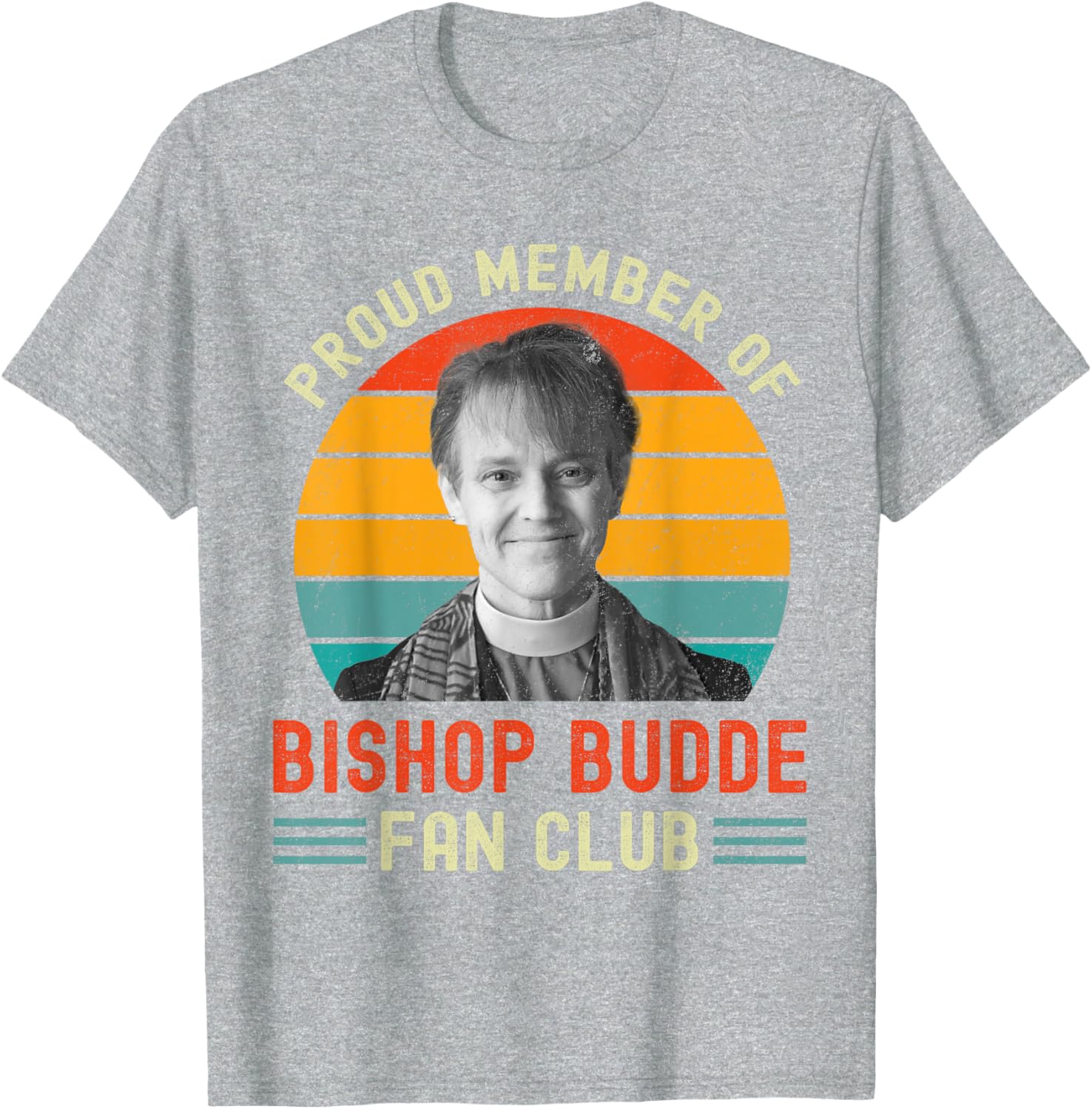 Proud Member of Bishop Budde Fan Club Vintage US Flag T-Shirt - 14