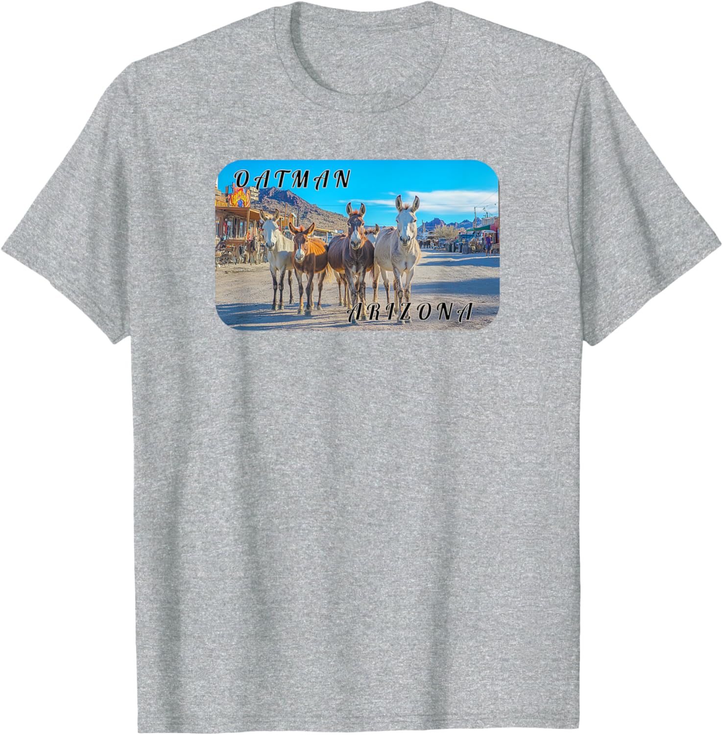 Oatman Arizona Burros T-Shirt for Animal Lovers and Adventure Seekers - 16