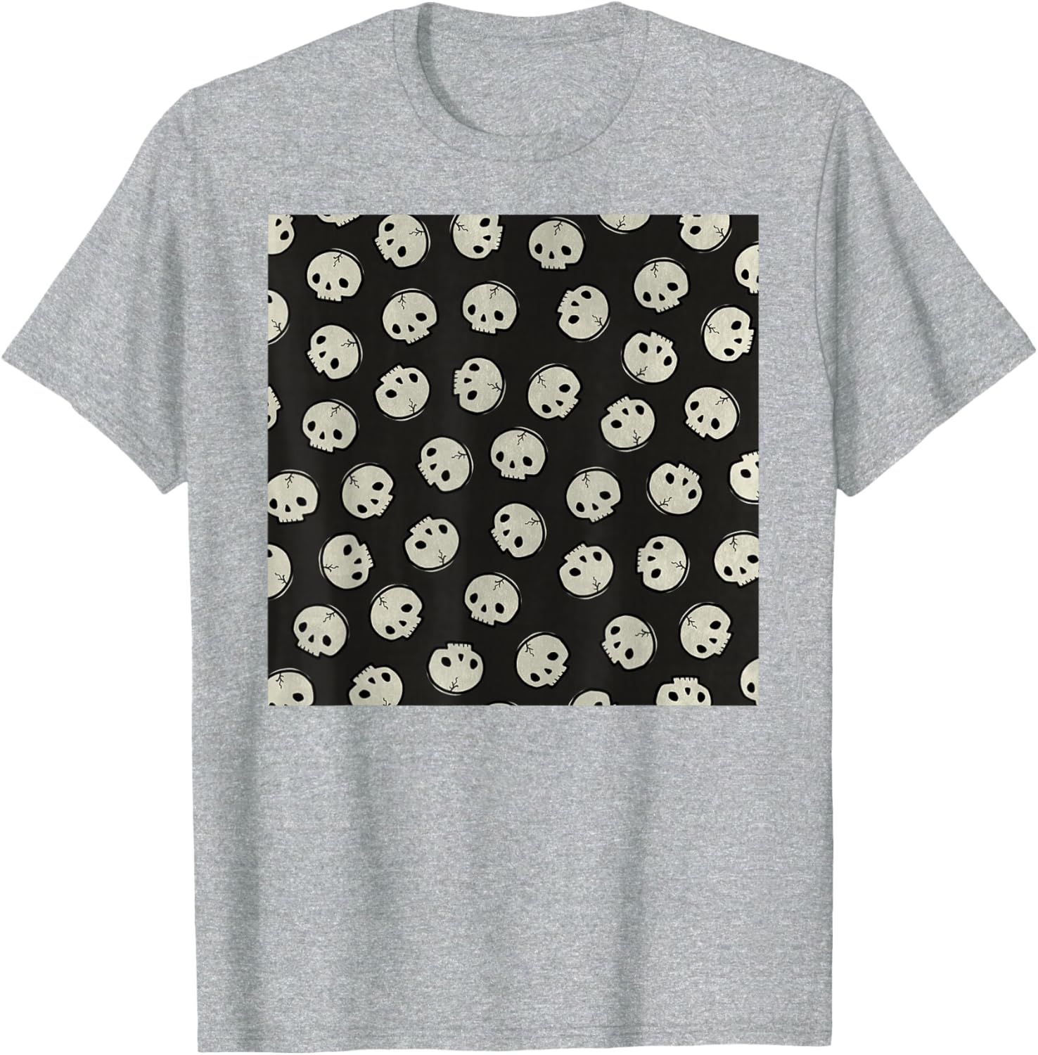 Trendy Cecelia Hotzler Skull Pattern Graphic T-Shirt for Unique Style - 12