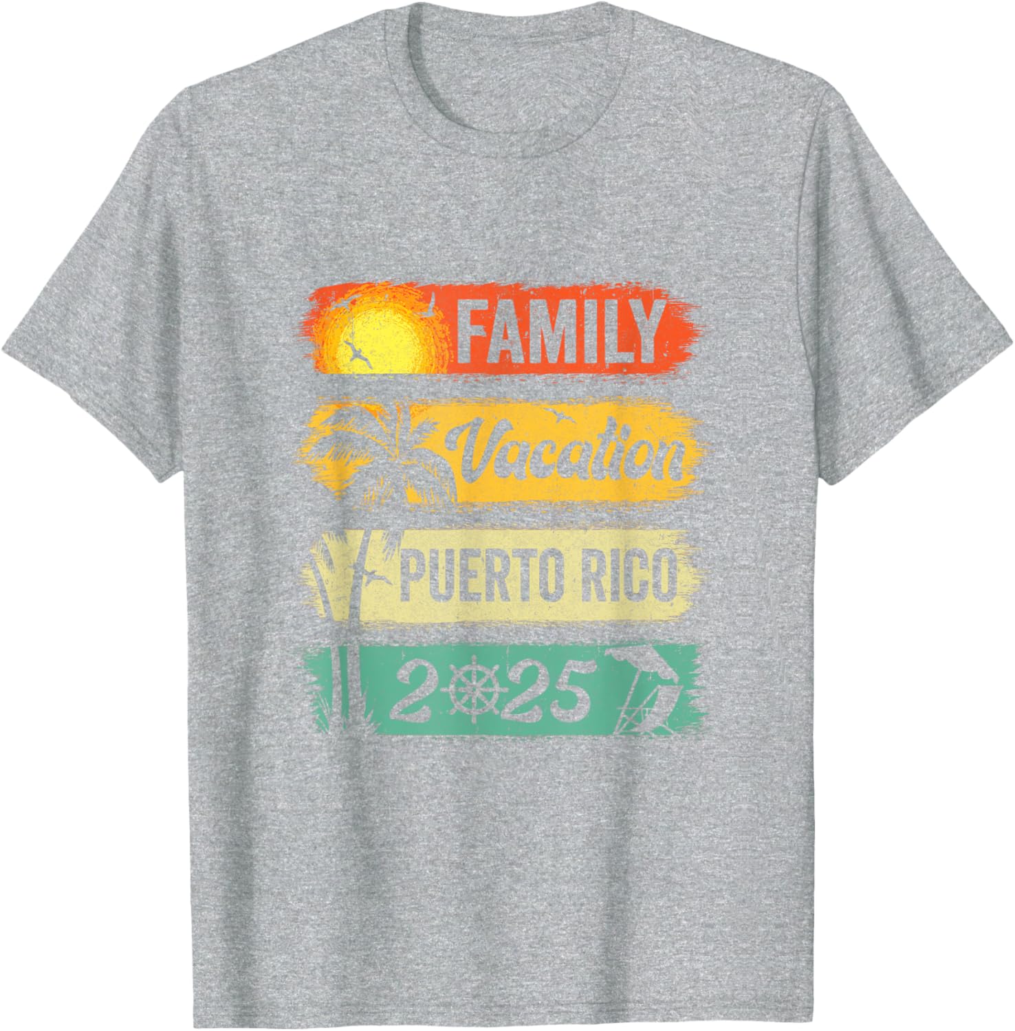 Funny Matching Family T-Shirt for Puerto Rico Vacation 2025 Fun Gear - 7