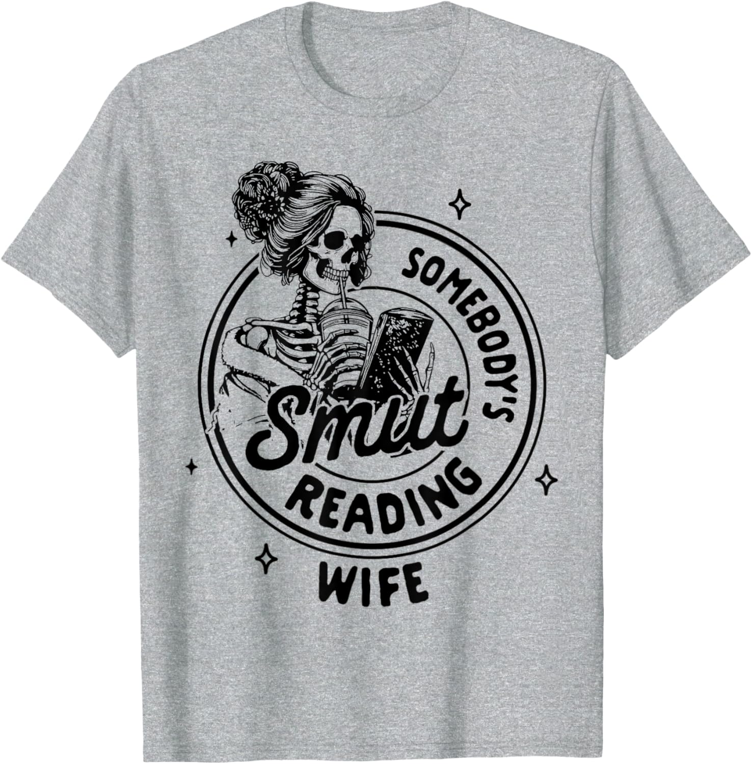Smut Reading Wife Spicy Book Romance T-Shirt for Book Lovers - 9
