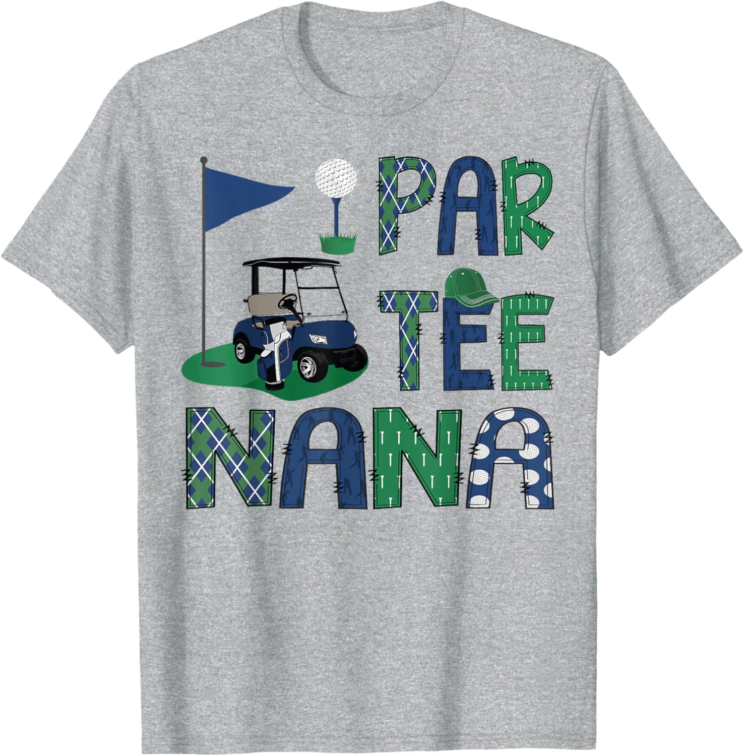 Par-Tee Nana Golf Lover Birthday Family Matching T-Shirt Gift - 2