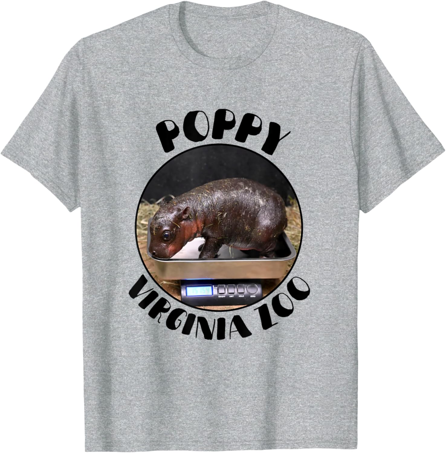 Poppy Virginia Zoo Pygmy Hippo T-Shirt Adorable Baby Hippo Shirt - 3