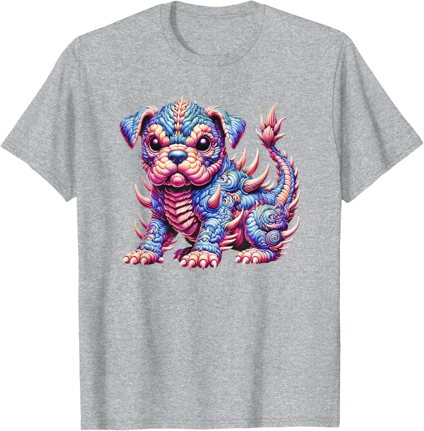 Imaginative Puppy Dog Monster T-Shirt Fun Chimerical Creature Design - 4
