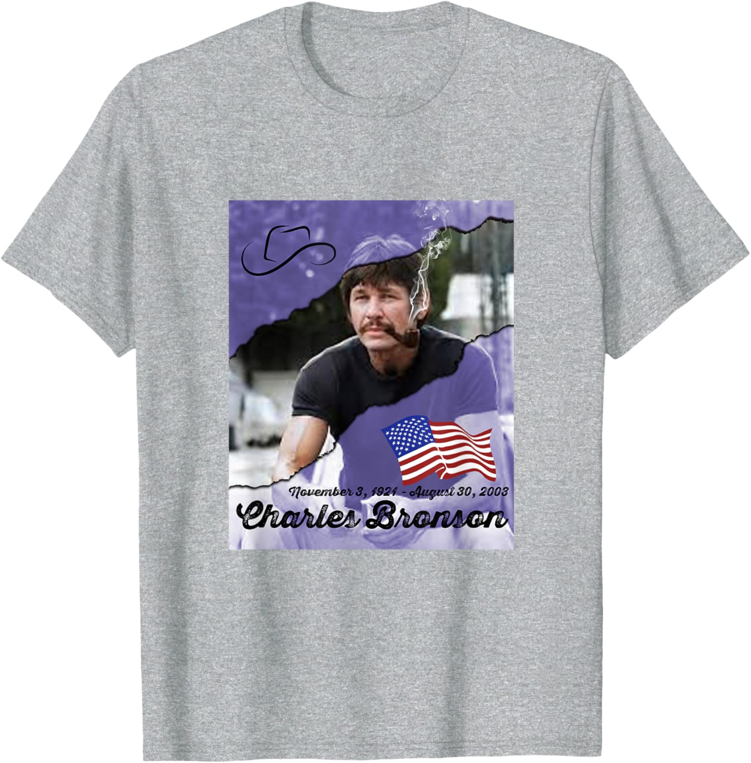 Charles Bronson 002 T-Shirt for Fans of Classic Movies and Style - 15