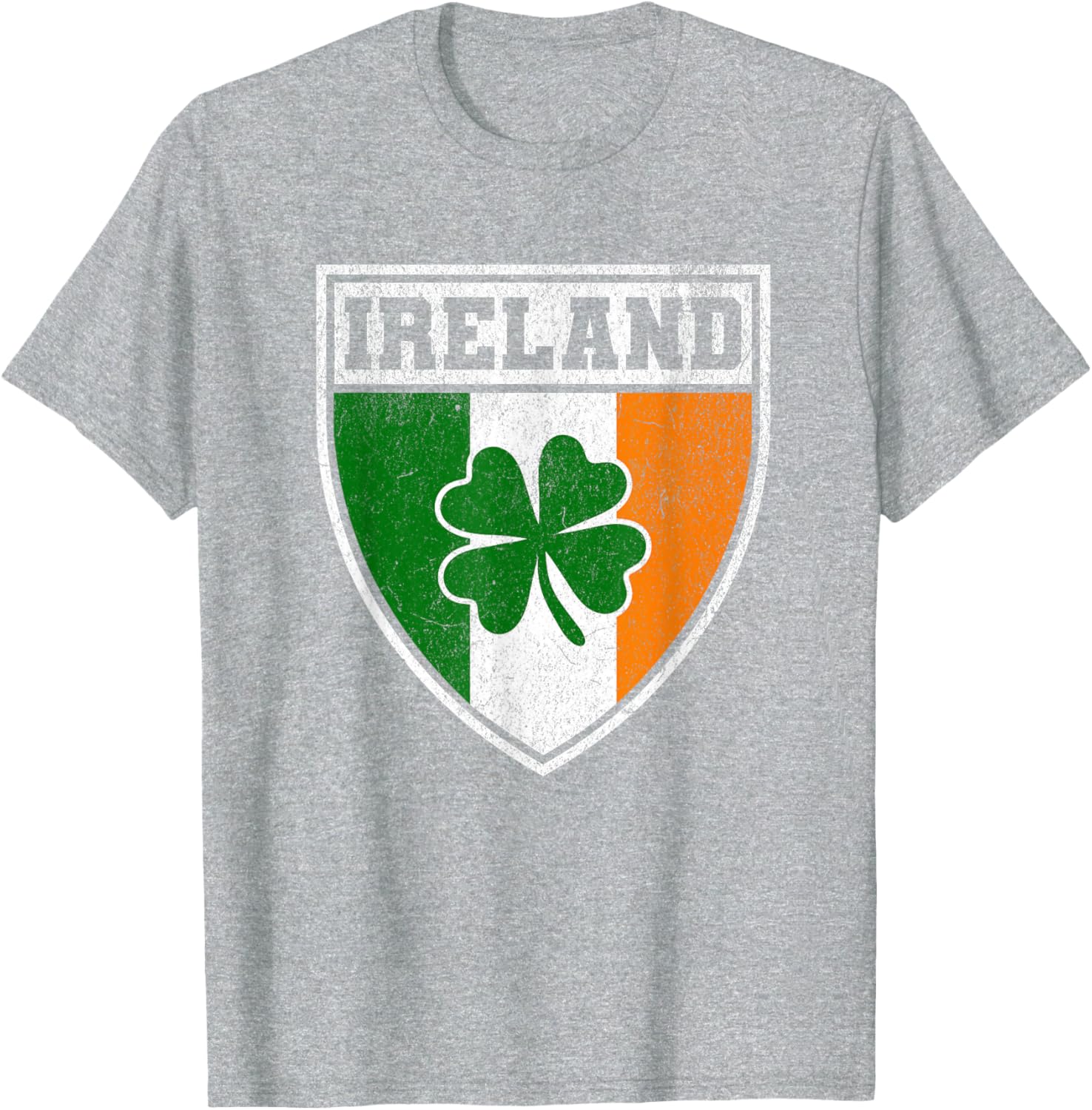 Irish Flag Shield Shamrock St Patricks Day T-Shirt for Pride and Fun - 4