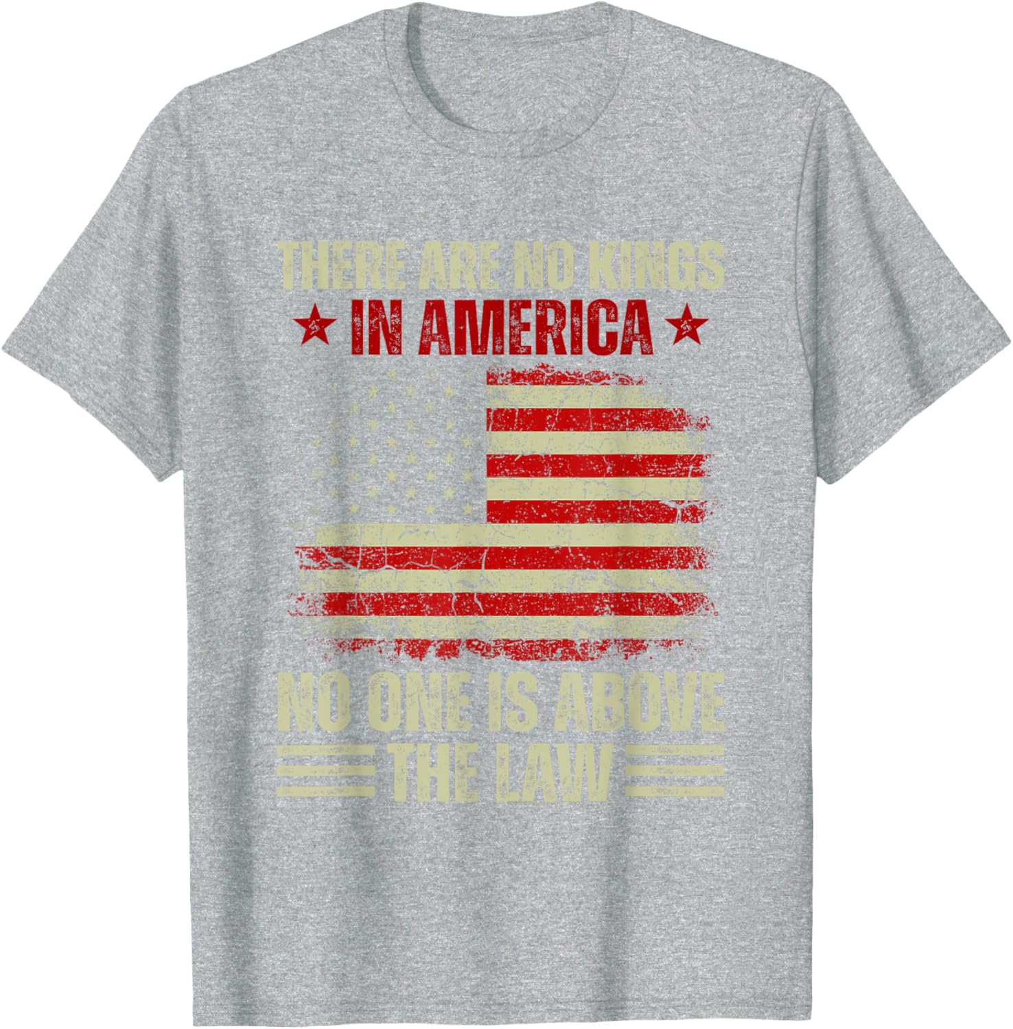 No Kings In America T-Shirt – Law and Justice Graphic Tee for Everyone - 11