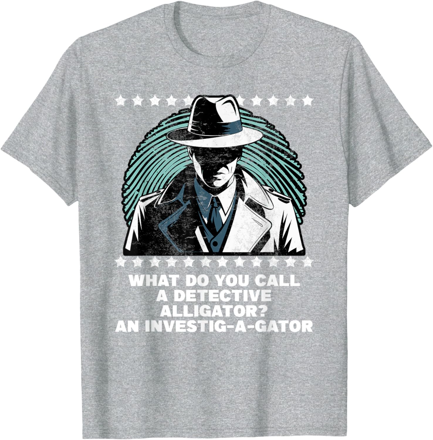 Funny Investig A Gator Detective Alligator T-Shirt for Casual Wear - 3