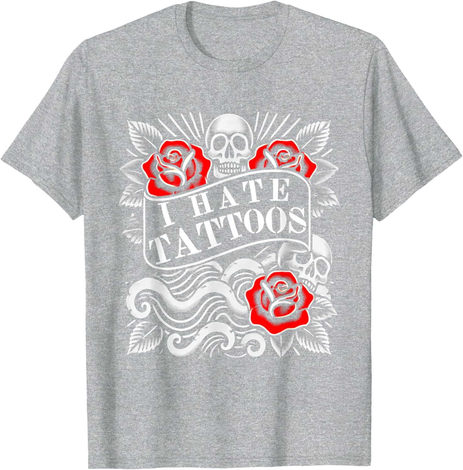 I Hate Tattoos T-Shirt for Tattoo Lovers and Artists – Unique Inked Graphic - 6