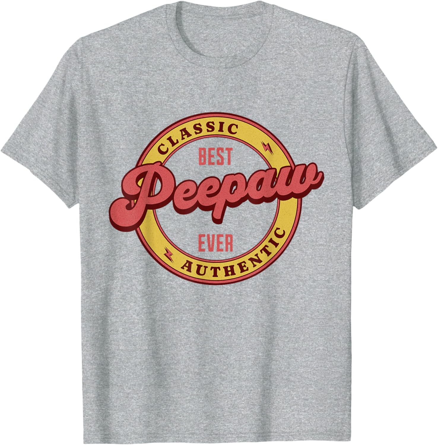 Best Peepaw Ever Retro Grandpa T-Shirt Perfect for Father's Day Gift - 4