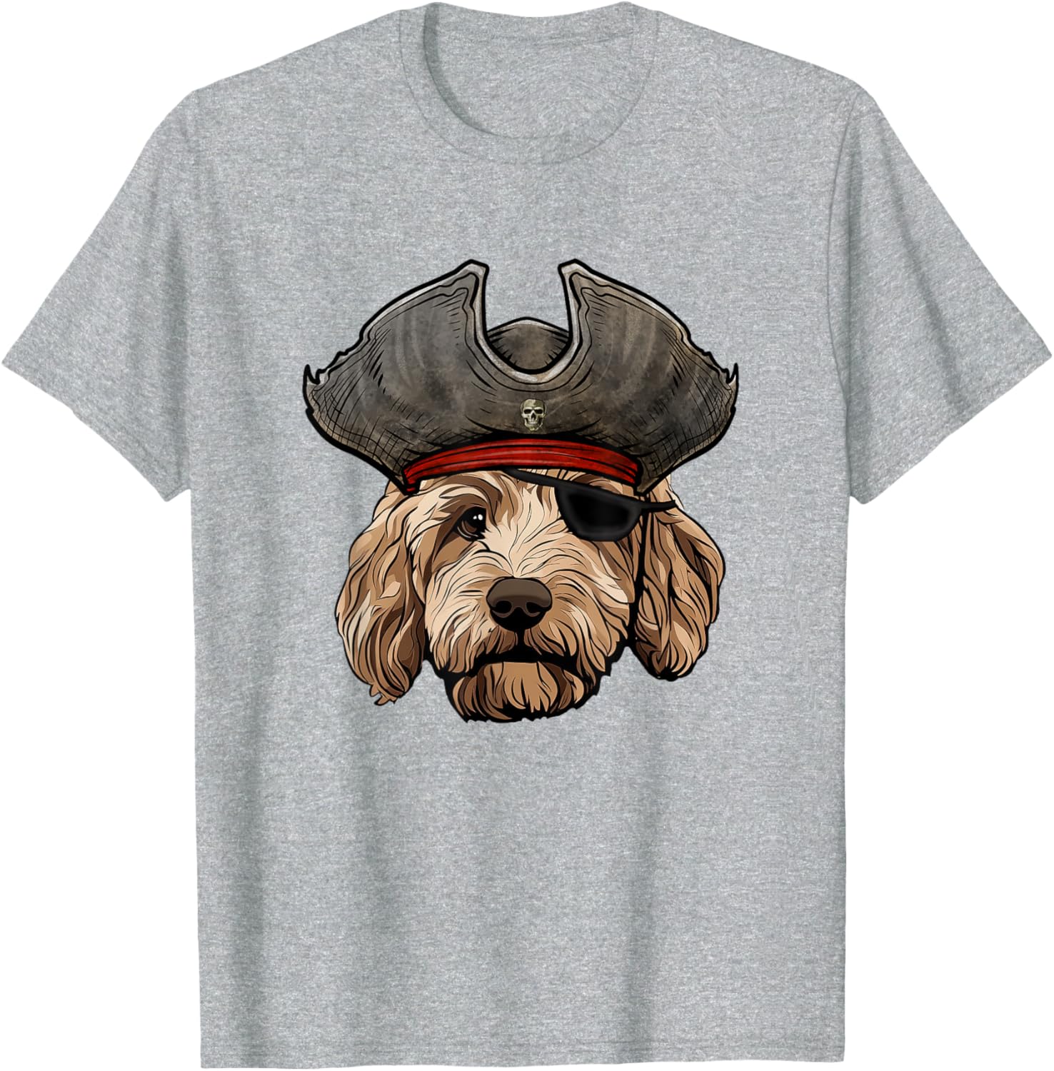 Funny Pirate Goldendoodle Dog T-Shirt for Pet Lovers and Pirates - 6
