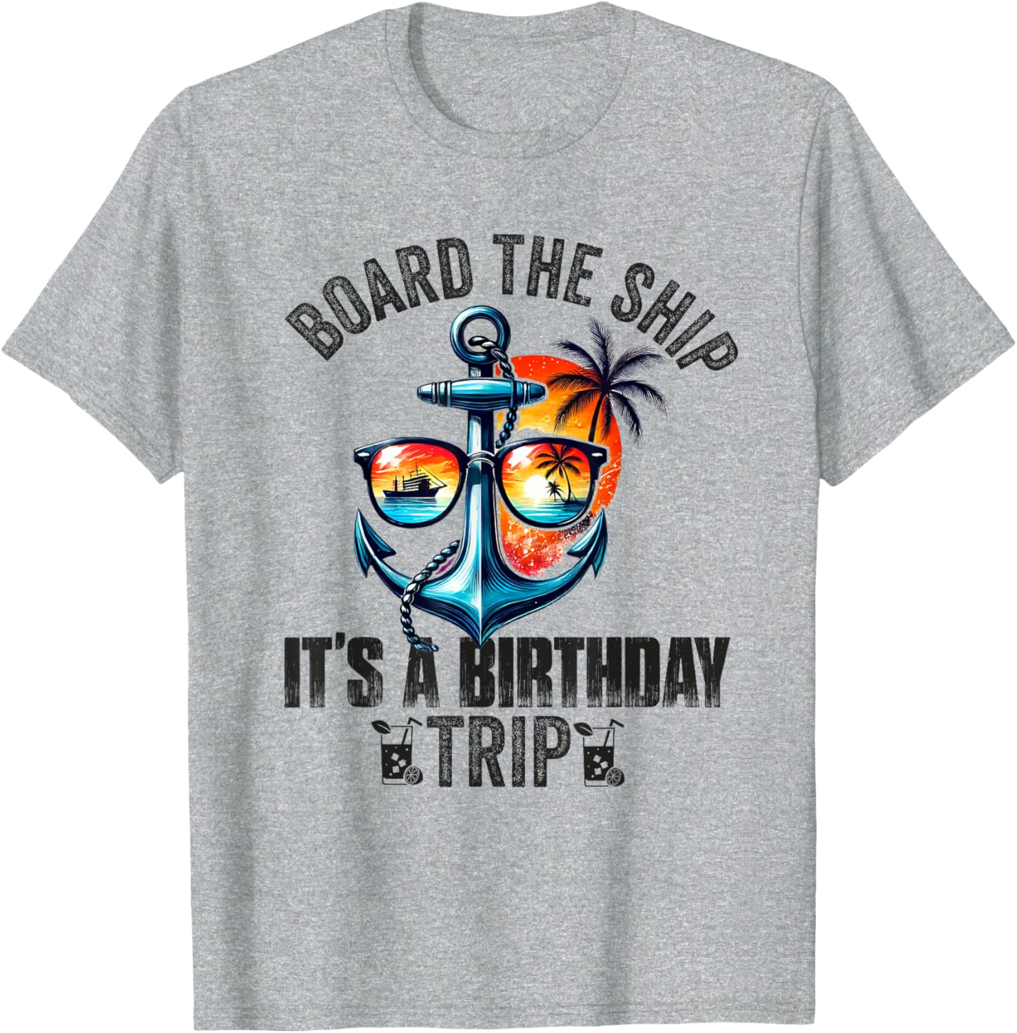 Cruise Birthday Trip T-Shirt for Fun Celebrations on the Open Seas - 7