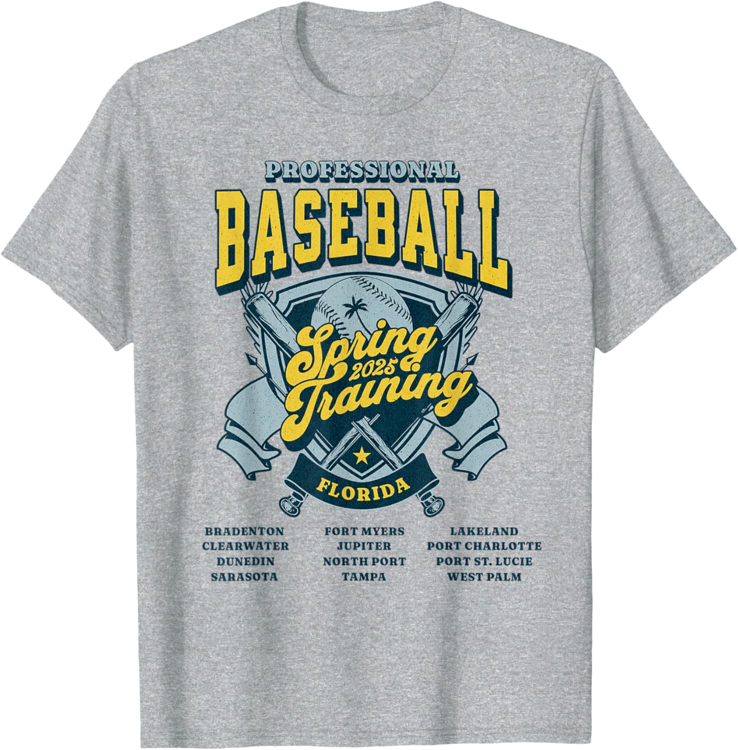 Professional Baseball Spring Training 2025 T-Shirt for Florida Fans - 15