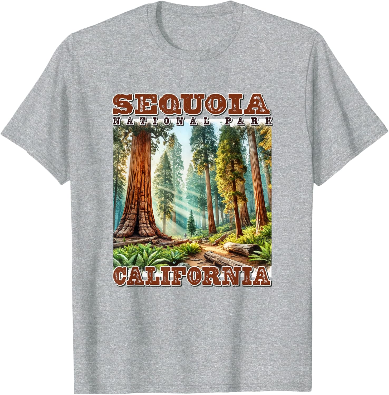Vintage Sequoia National Camping T-Shirt for Nature Lovers and Adventurers - 8