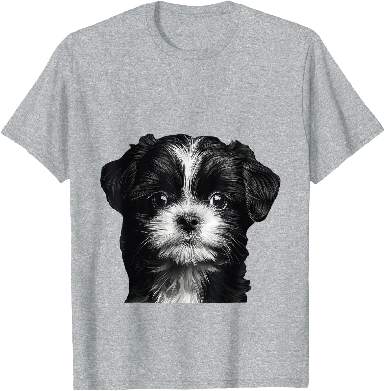 Adorable Shih Tzu Puppy T-Shirt for Dog Lovers - Cute Pet Apparel - 4
