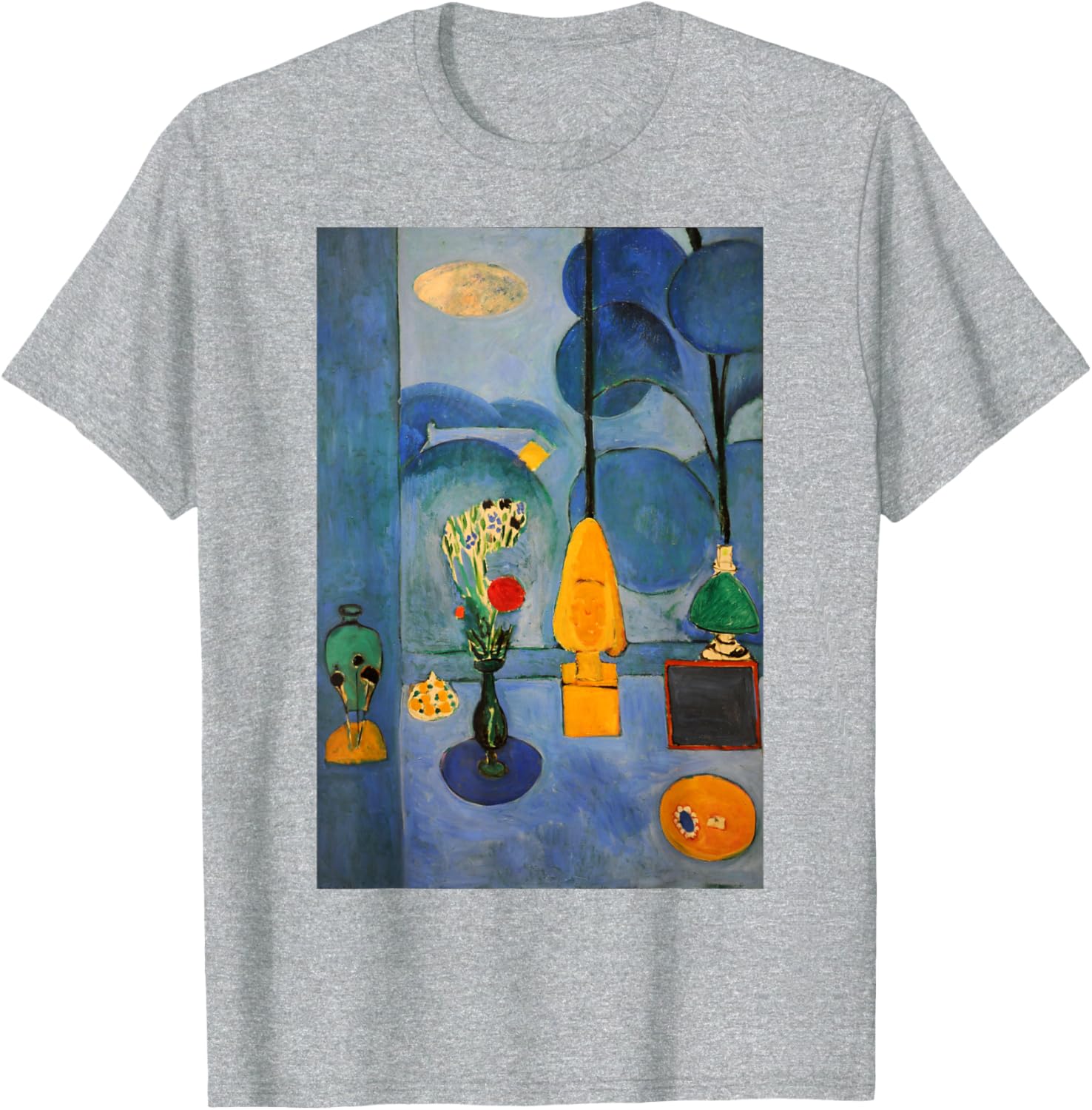 Matisse Blue Window T-Shirt – Stylish Art-Inspired Clothing for All - 5