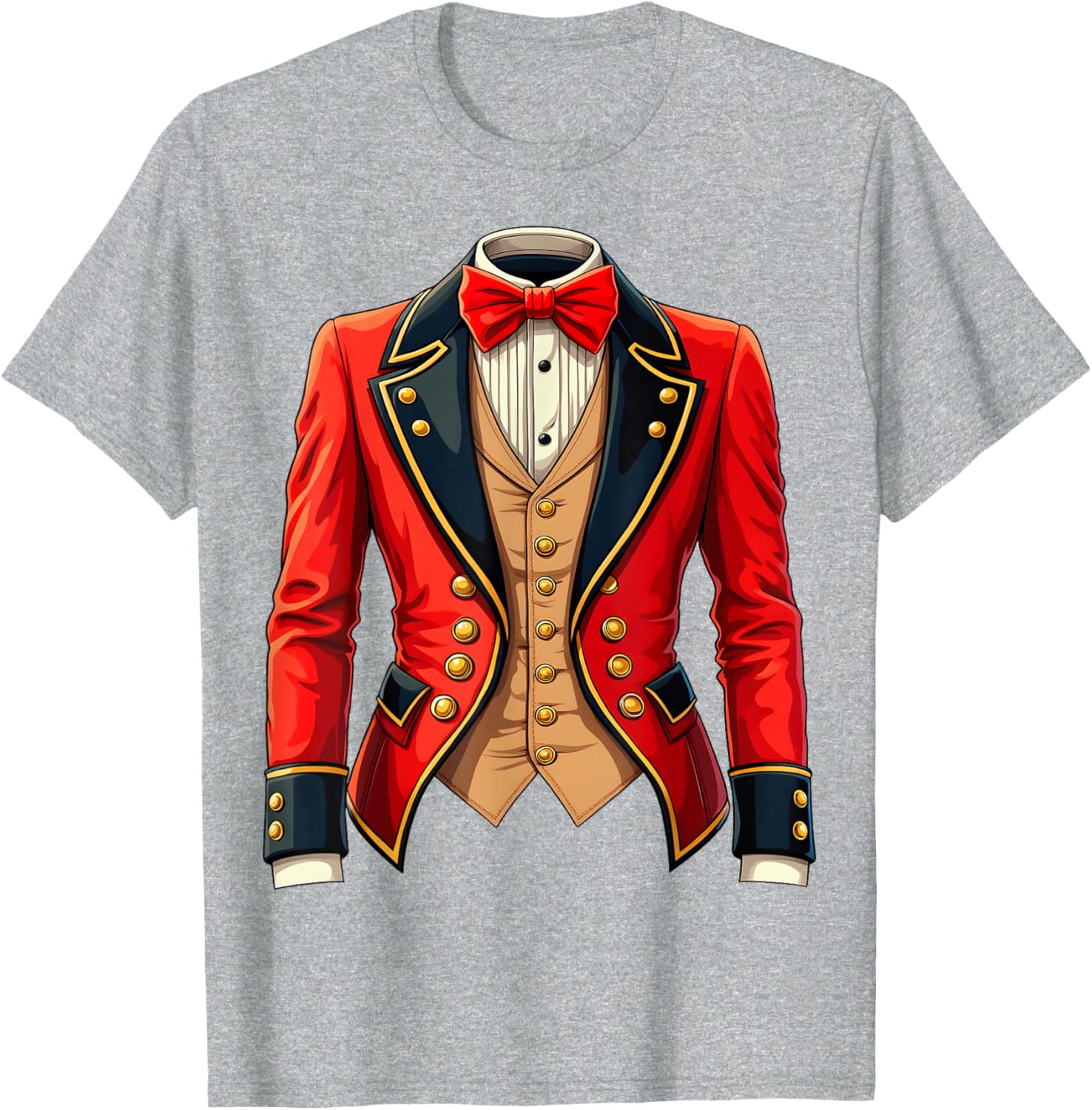 Ringmaster Costume Jacket for Circus Performers - Fun T-Shirt Design - 9